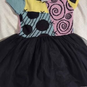 Disney Pink and Yellow Nightmare Before Christmas Sweater